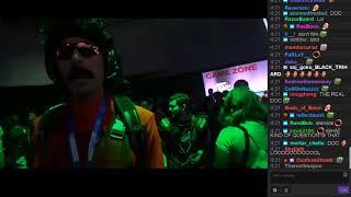 GREEKGODX INTERVIEW WITH DR. DISRESPECT AFTER CRUSHING DEFEAT (TWITCH CON 2017)