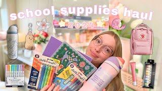 BACK TO SCHOOL SUPPLIES HAUL! *essentials for back to school* 2024 ️