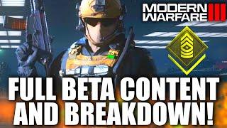 MW3 MULTIPLAYER BETA - Full Breakdown, All Weapons, Perks, Changes, Rewards & More! (MWIII Beta)