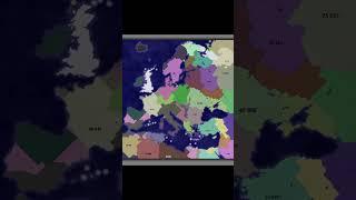 Territorial.io Timelapse Europe Battle Royale Gameplay! #map #history #europe #ww2 #mapping #geo