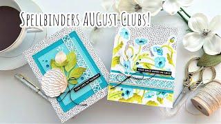 Large Die of the Month & Stencil of the Month | Cardmaking with Spellbinders Club Kits | August 2024