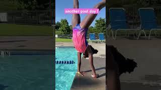 #pool day #Summer #USA #explorar #Gymnastics ￼￼