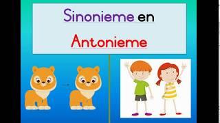 Sinonieme en Antonieme