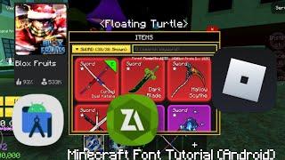 Easiest Roblox Minecraft font MOBILE Installation Tutorial (APK EDITOR PRO ANDROID)