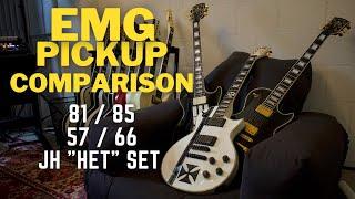 EMG PICKUP COMPARISON | 81/85 vs 57/66 vs JH "Het" Set