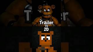 FNAF Trailer vs 2D Remake