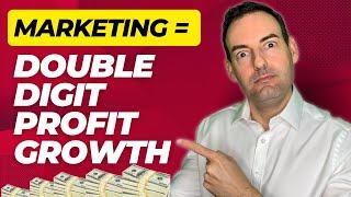 The marketing formula for double digit profit growth. How to scale with effective marketing.