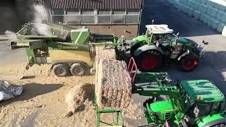 Strohpellets mit Krone Premos 5000 und Fendt 1050 