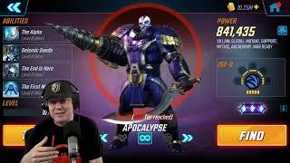 MASSIVE APOC UNLOCK CHANGES - BK DIAMONDS - MARVEL Strike Force - MSF