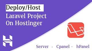 Deploy/Host Laravel Application Live Server in easy way - Hostinger