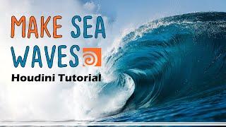 Sea waves with custom velocity | Houdini