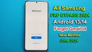 Samsung Frp Bypass 2024 | Samsung Google Lock Remove Android 13/14 New Method - June 2024 Done 