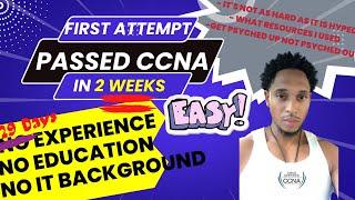 CCNA, 2 Weeks, 1st Try PASS! It wasn't that hard