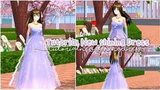 Tutorial New Shining Dress : Sakura School Simulator