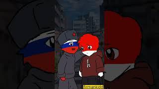 #countryhumans friendship indonesia x russia #animasi #kartun