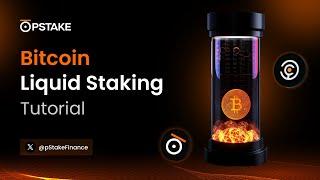 How to Liquid Stake Bitcoin on Babylon with pSTAKE Finance.