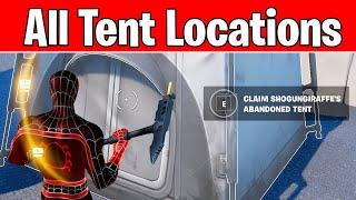 Claim an abandoned Tent (Fortnite Quests - All Tent Locations)
