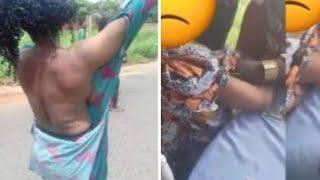 Woman Str!pped For Stealing Money Sprayed On A Celebrant At An Event