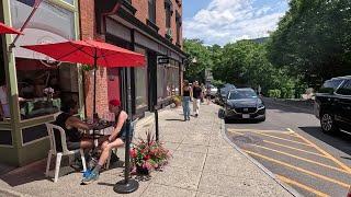 ⁴ᴷ⁶⁰ Walking Beacon, NY: Municipal Plaza to Fishkill Overlook Falls via Main Street