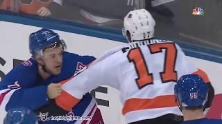 Wayne Simmonds vs Anthony DeAngelo. February 18, 2018