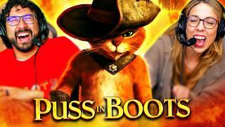 PUSS IN BOOTS (2011) MOVIE REACTION!! FIRST TIME WATCHING! Shrek | Antonio Banderas | Dreamworks