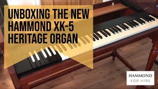 Unboxing the new Hammond XK5 Heritage organ