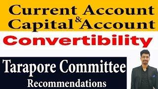 Current Account and Capital Account Convertibility, Tarapore Comm JOIN INDIAN ECONOMY FULL COURSE 