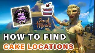 How to find the Secret Anniversary Cake Locations | Seventh Anniversary Event ► Sea of Thieves