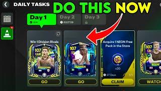 Free MARADONA , MOORE , OSIMHEN & New Daily Tasks in [FC Mobile 25]