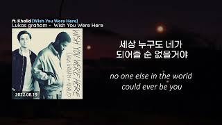 Lukas Graham - Wish You Were Here ft.Khalid (lyrics)