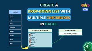 Create Multi-checkbox dropdown lists