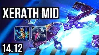 XERATH vs AHRI (MID) | 12/0/9, 7 solo kills, Legendary, 500+ games | BR Master | 14.12