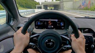 POV: Autobahn run with a 735hp Novitec McLaren Artura