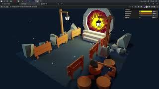 #ThreeJsJourney Final Portal Project ( ThreeJS | Baking | Blender3d | WebGL )