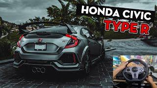 Tesr drive Honda Civic Type R in Forza Horizon 5.