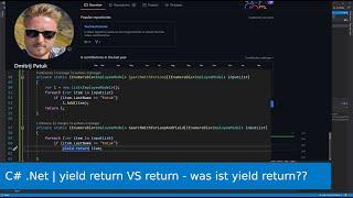 C# .Net | yield return VS return - was ist yield return??