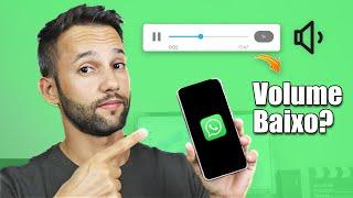 Áudio do WhatsApp NÃO SAI PELO ALTO FALANTE e tela fica preta? Como resolver!