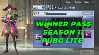 PUBG MOBILE LITE WINNER PASS SEASON 11 | SEASON 11 NEW UPDATE | not maxed out #season11 #pubglite