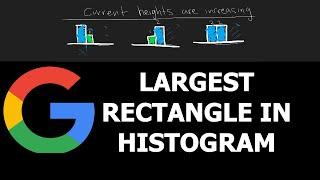 LARGEST RECTANGLE IN HISTOGRAM - Leetcode 84 - Python