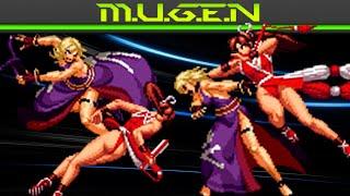 Mai Shiranui 不知火舞 VS B Jenet THE KING OF FIGHTERS - Mugen KOF