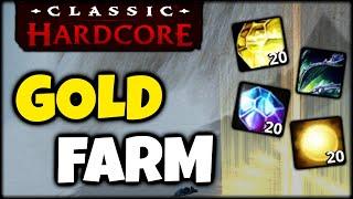 High Level Gold Farming in Hardcore Classic WoW