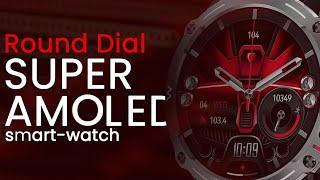 HK Series Super Amoled Sport Watch | Round Dial | 410 mAh Big Battery | Smart Watch | Tech Hunk