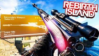 I FINALLY USED the SWISS K31 SNIPER on REBIRTH ISLAND! (Cold War Warzone)