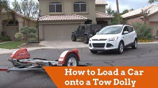 How to Load a Car onto a U-Haul Tow Dolly