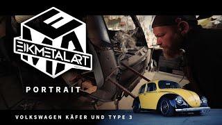 Eik Metal Art - Portrait (VW Käfer und Type 3)