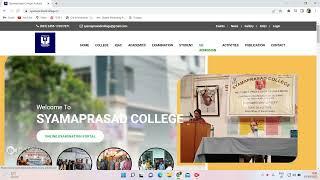 syamaprasad college 5th  Admission List 2022