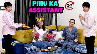 PIHU KA ASSISTANT for 24 Hours | Aayu and Pihu Show