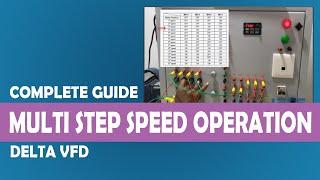 Tutorial on Multi-step speed operation of Delta VFD | Complete Guide