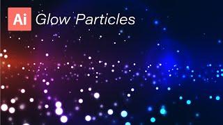 How to Create Particles Glow Adobe Illustrator Tutorial