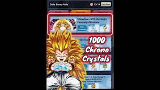 Get Free 1000 Chrono Crystals In Dragon Ball Legends fast #dblegends #dragonballdaima #cooler #broly